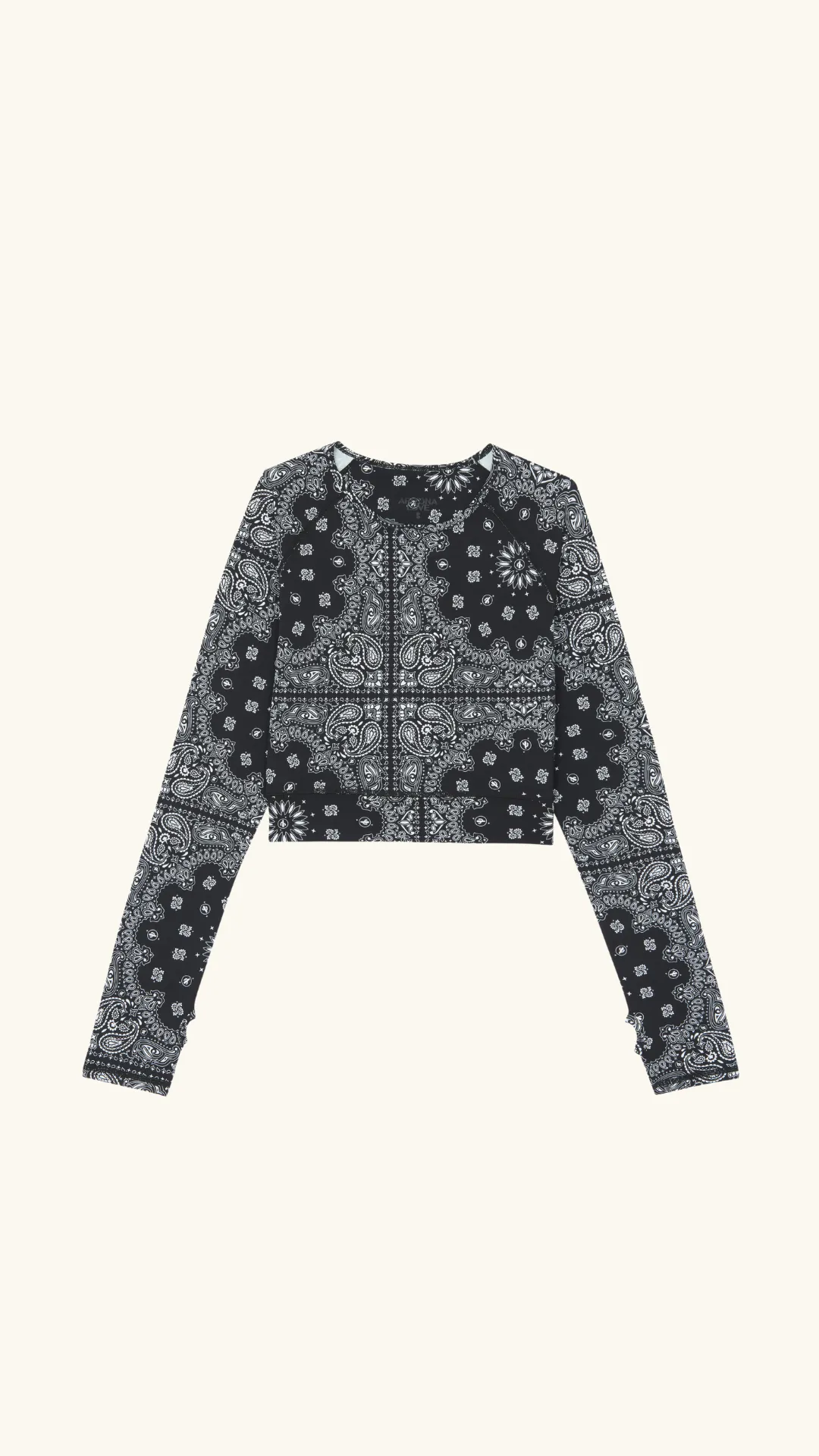 Yoga long sleeve top bandana sold by Arizona Love