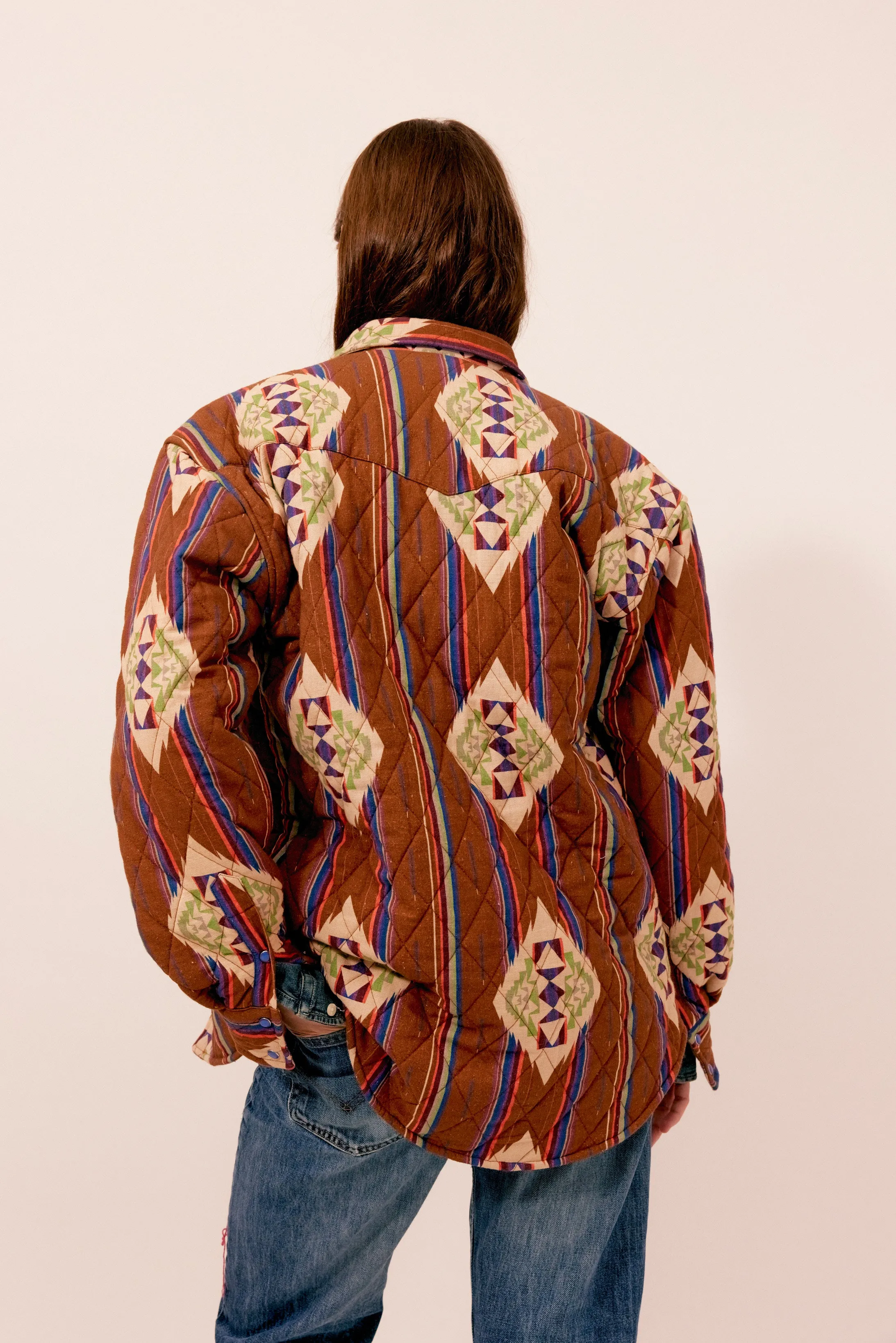 Quilt shirt jacket navajo sold by Arizona Love product image thumbnail 3