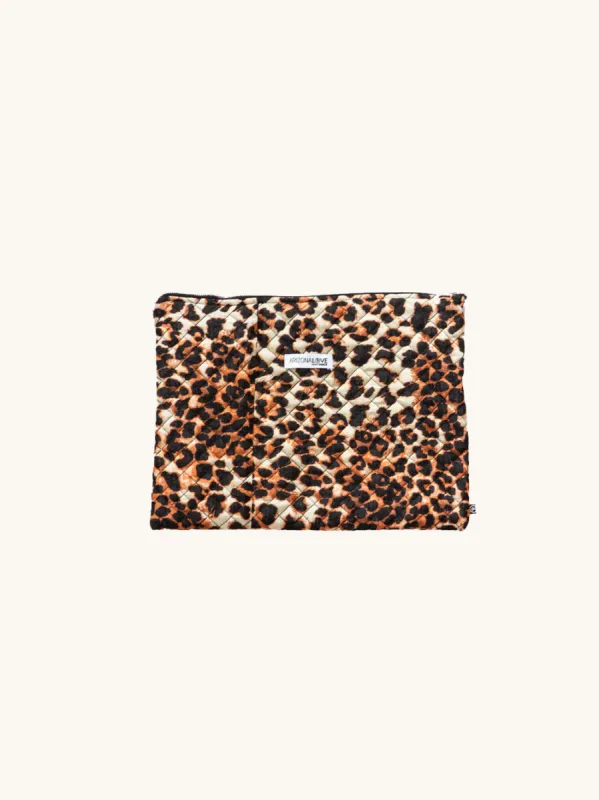 Bandana Quilt Pouch Leopard sold by Arizona Love