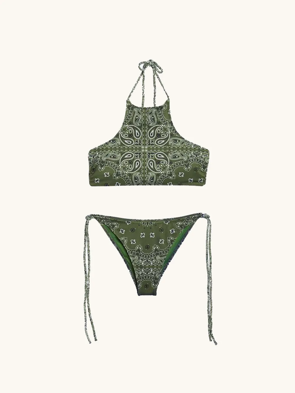 Positano bikini bottom kaki sold by Arizona Love product image thumbnail 4