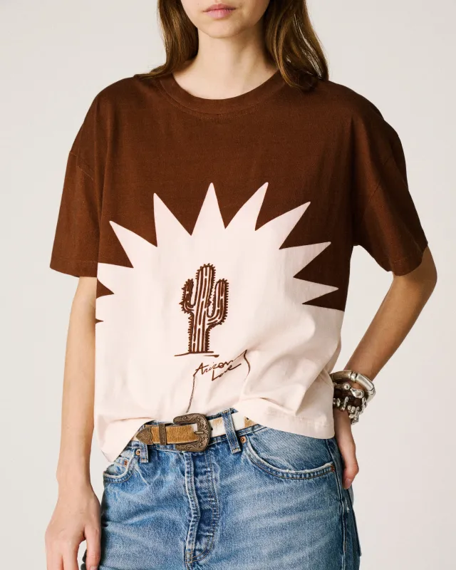 T-shirt cactus brown made by Arizona Love