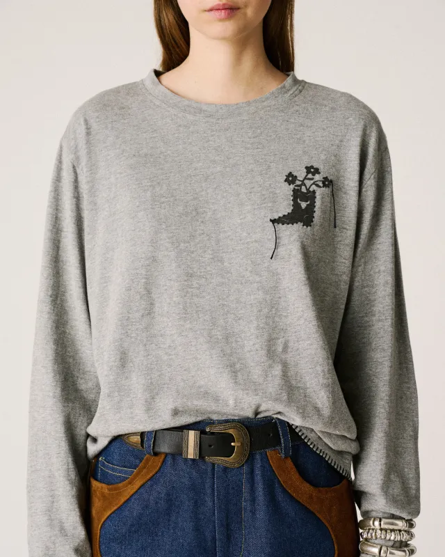 Grey long sleeve t-shirt made by Arizona Love