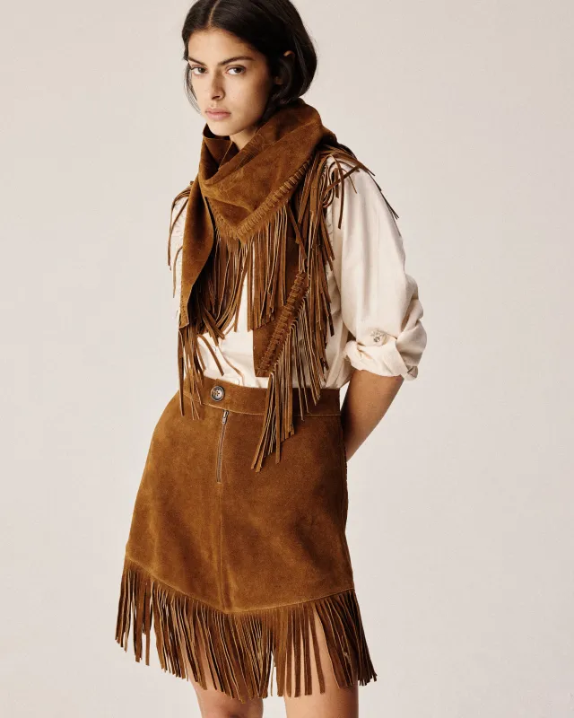 Suede skirt made by Arizona Love