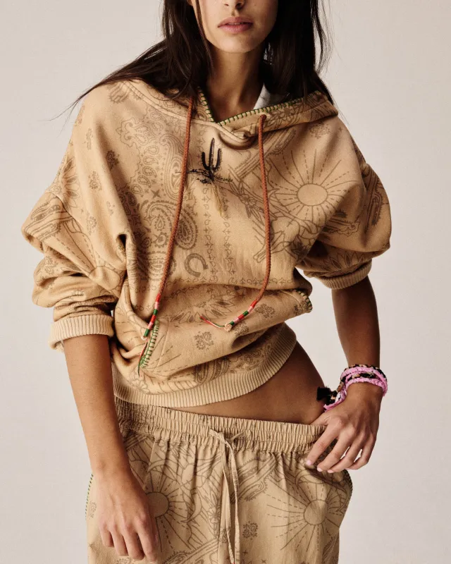 Beige hoodie sold by Arizona Love