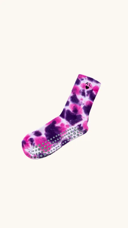 Socks Pink Purple Tie & Dye sold by Arizona Love