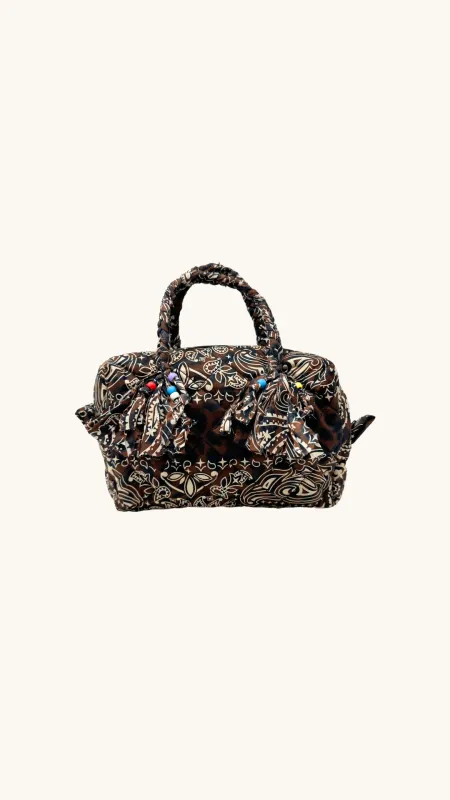 Bandana leopard quilted vanity sold by Arizona Love