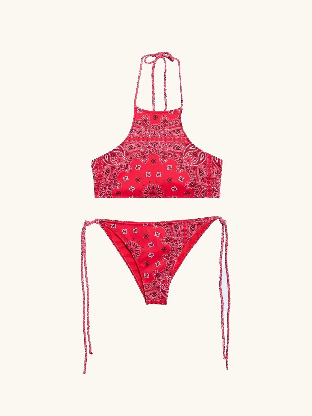 Positano bikini top red sold by Arizona Love product image thumbnail 3