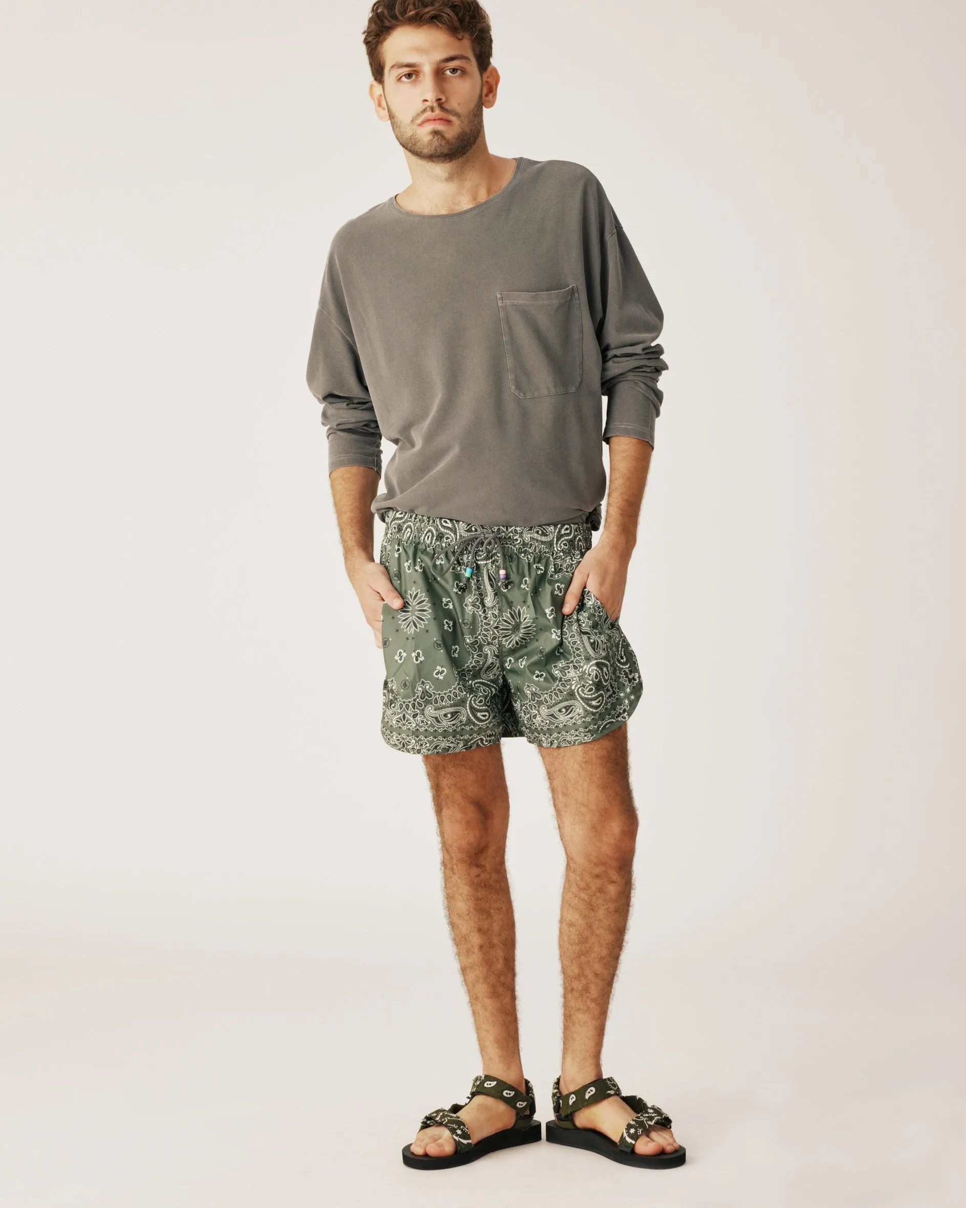 Men swimwear kaki sold by Arizona Love