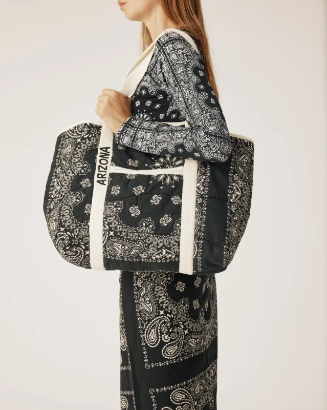 Black bandana bag sold by Arizona Love