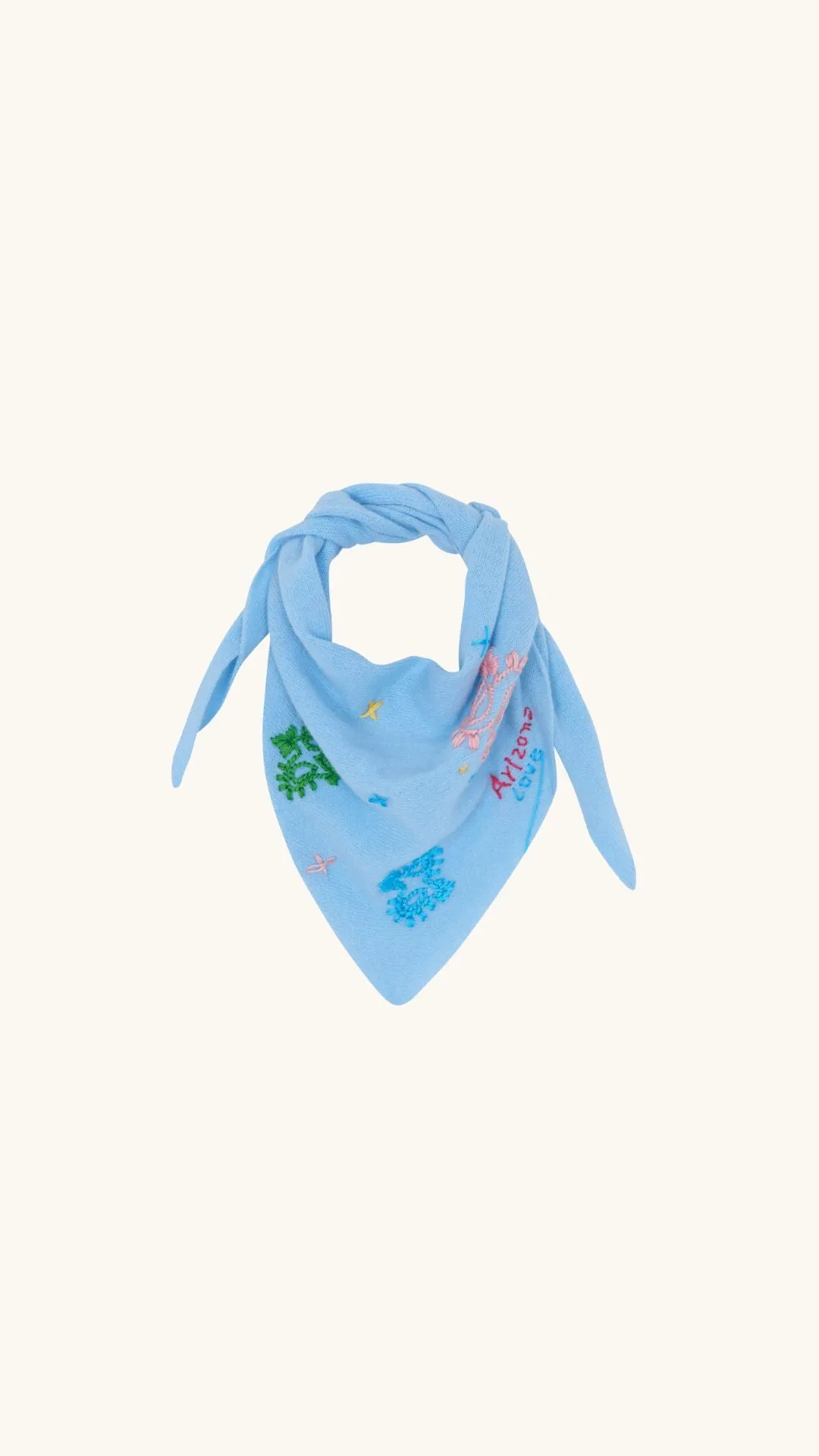 Bandana light blue scarf sold by Arizona Love product image thumbnail 3