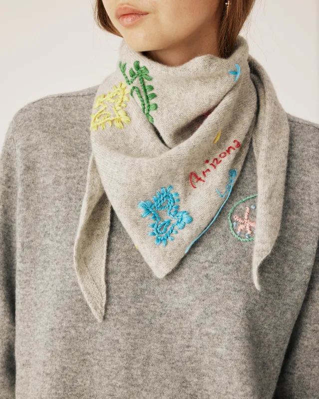 Bandana scarf grey sold by Arizona Love
