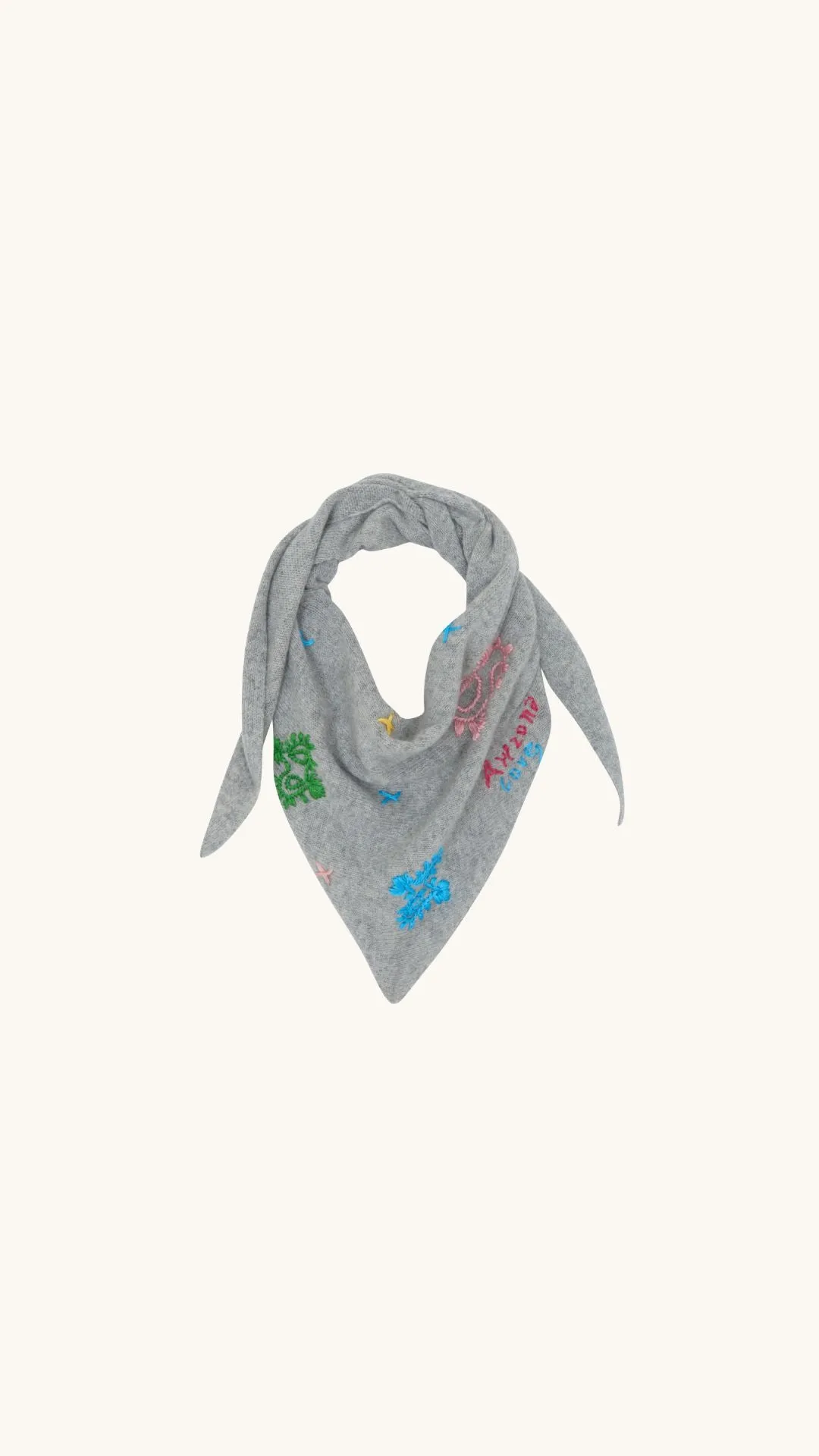 Bandana scarf grey sold by Arizona Love product image thumbnail 3