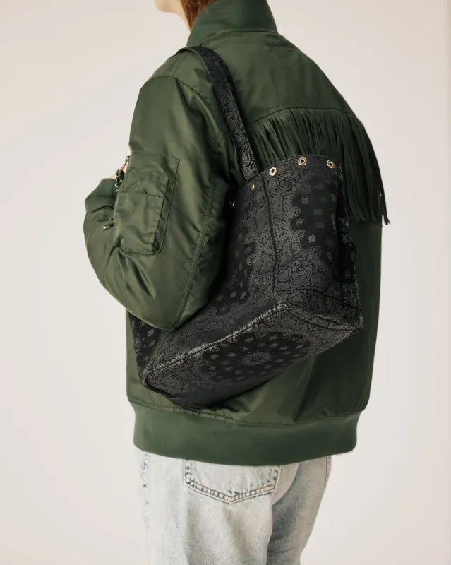 Printed Black Bag Small made by Arizona Love