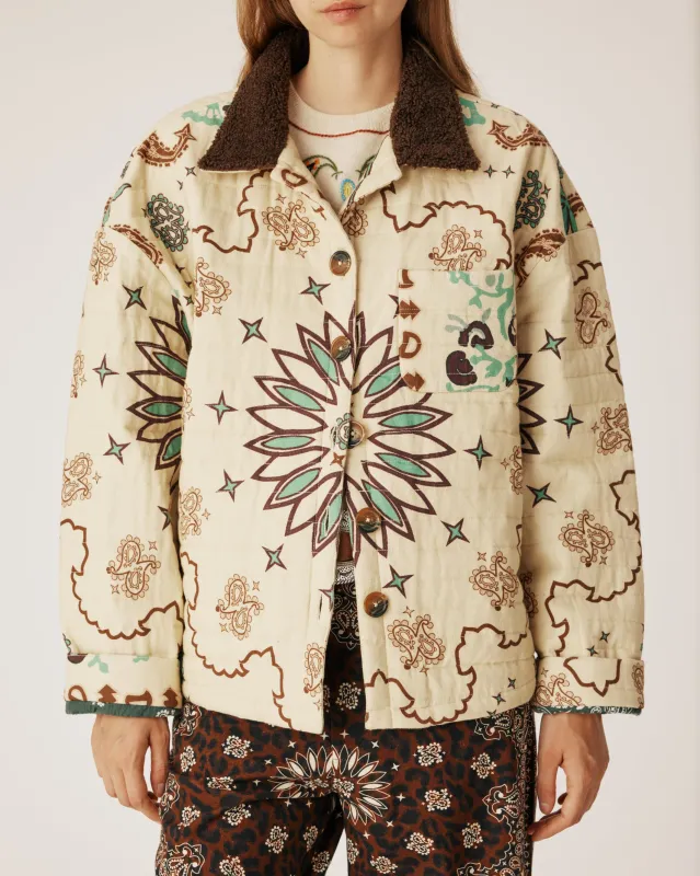 Boho vanilla jacket sold by Arizona Love