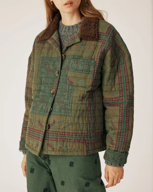 Boho Green Jacket sold by Arizona Love