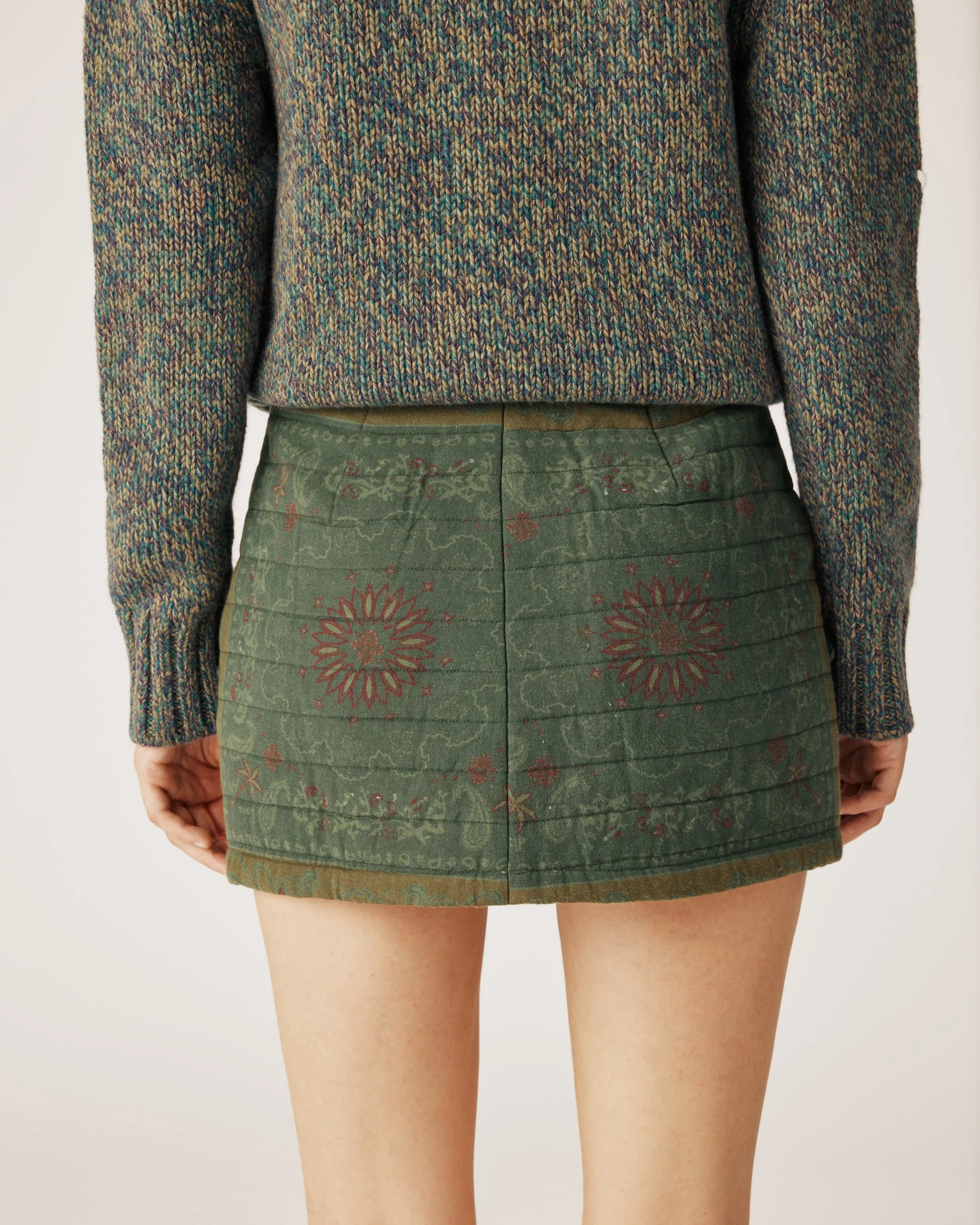 Boho green skirt sold by Arizona Love product image thumbnail 3
