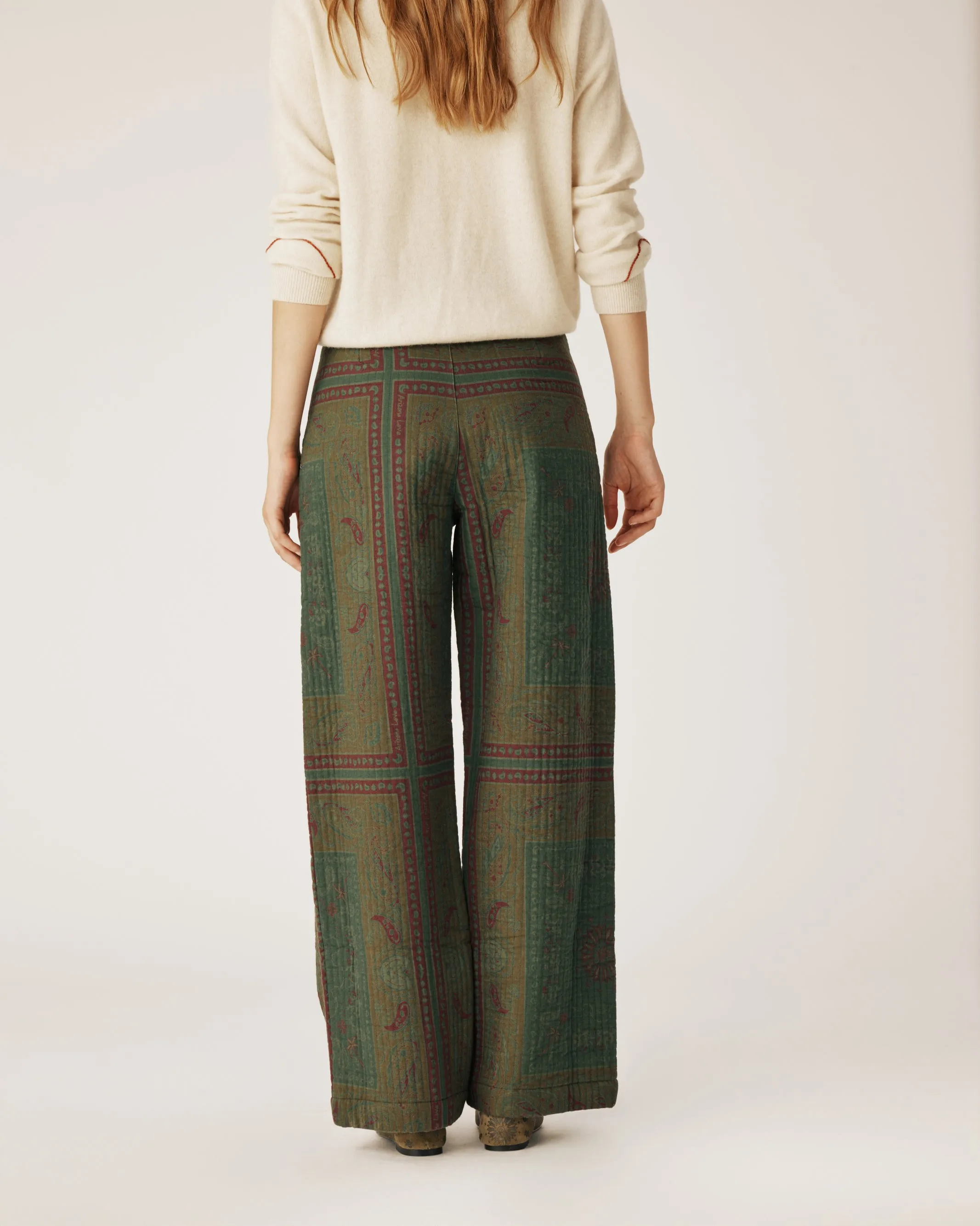 Boho green pants sold by Arizona Love product image thumbnail 3
