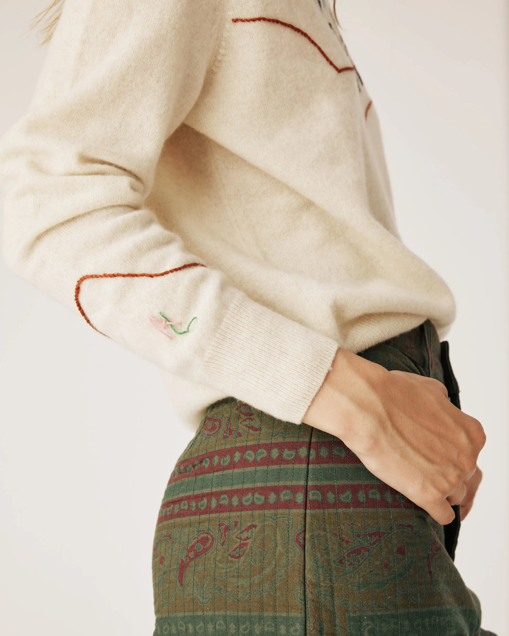 Boho green pants sold by Arizona Love product image thumbnail 2