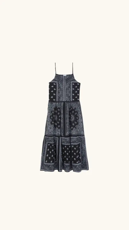 Black bandana dress sold by Arizona Love