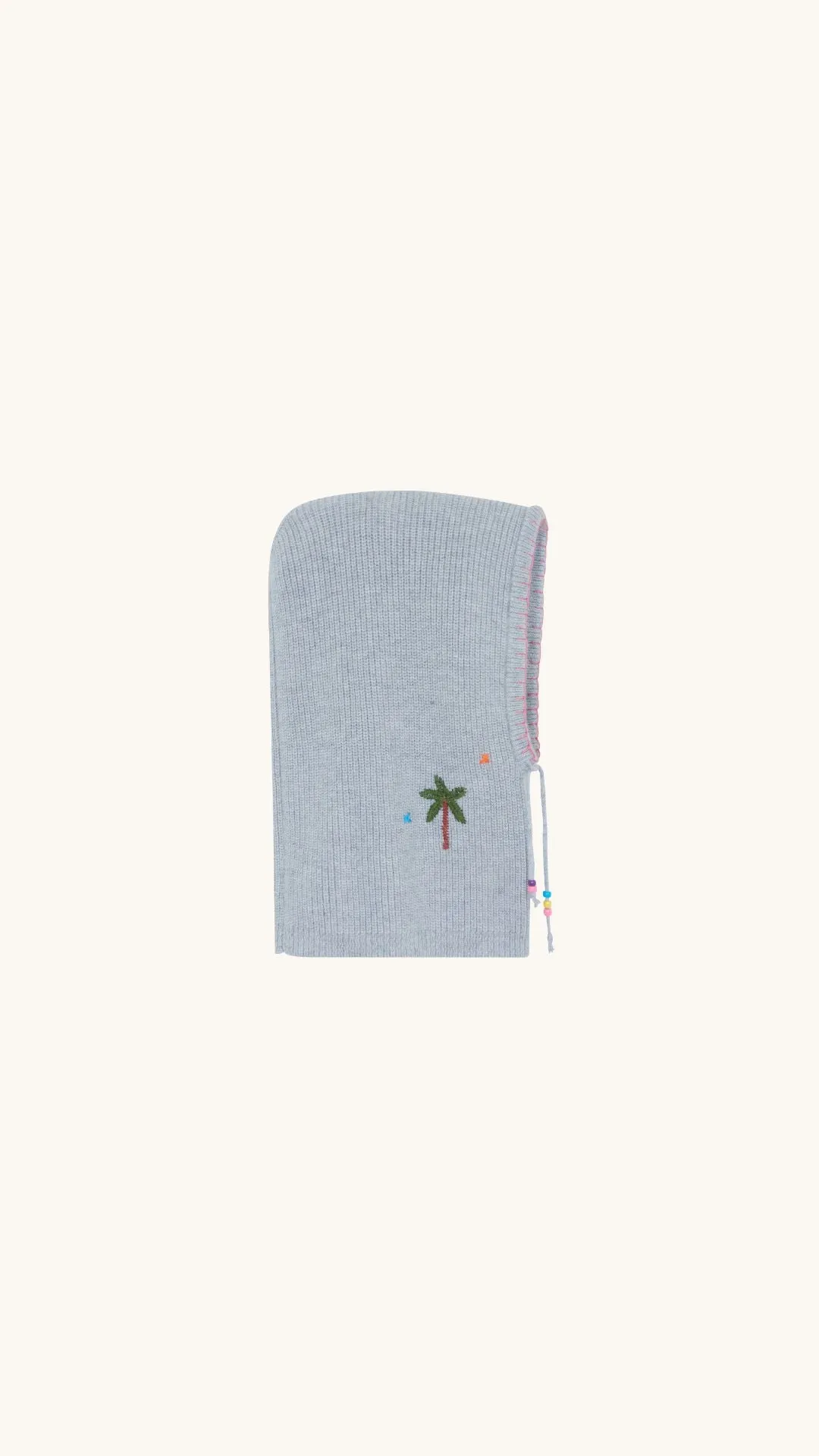 Hoodie hat light grey sold by Arizona Love product image thumbnail 3