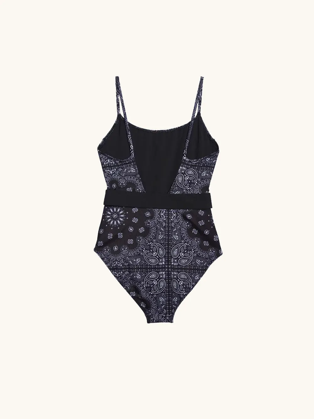 Swimsuit one piece Saint Trop black bandana sold by Arizona Love product image thumbnail 2