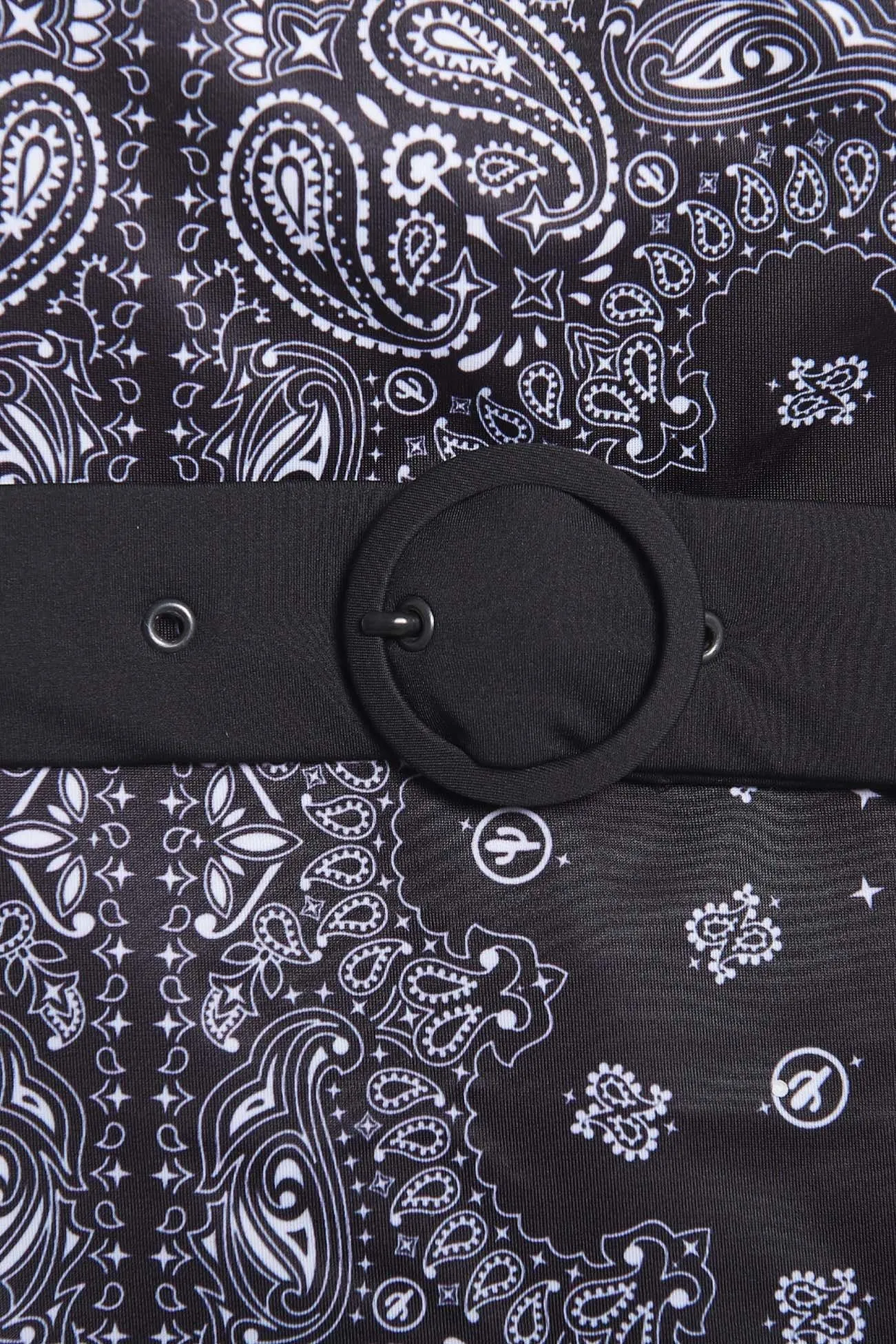 Swimsuit one piece Saint Trop black bandana sold by Arizona Love product image thumbnail 3