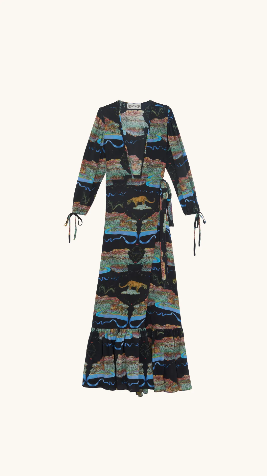 Wrap Dress 100% Silk 1 sold by Arizona Love