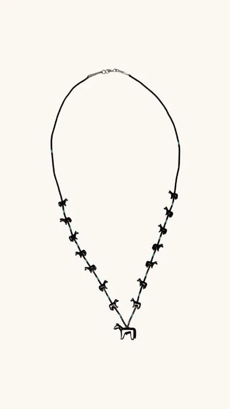 Jet Horse Power Animal Necklace sold by Arizona Love