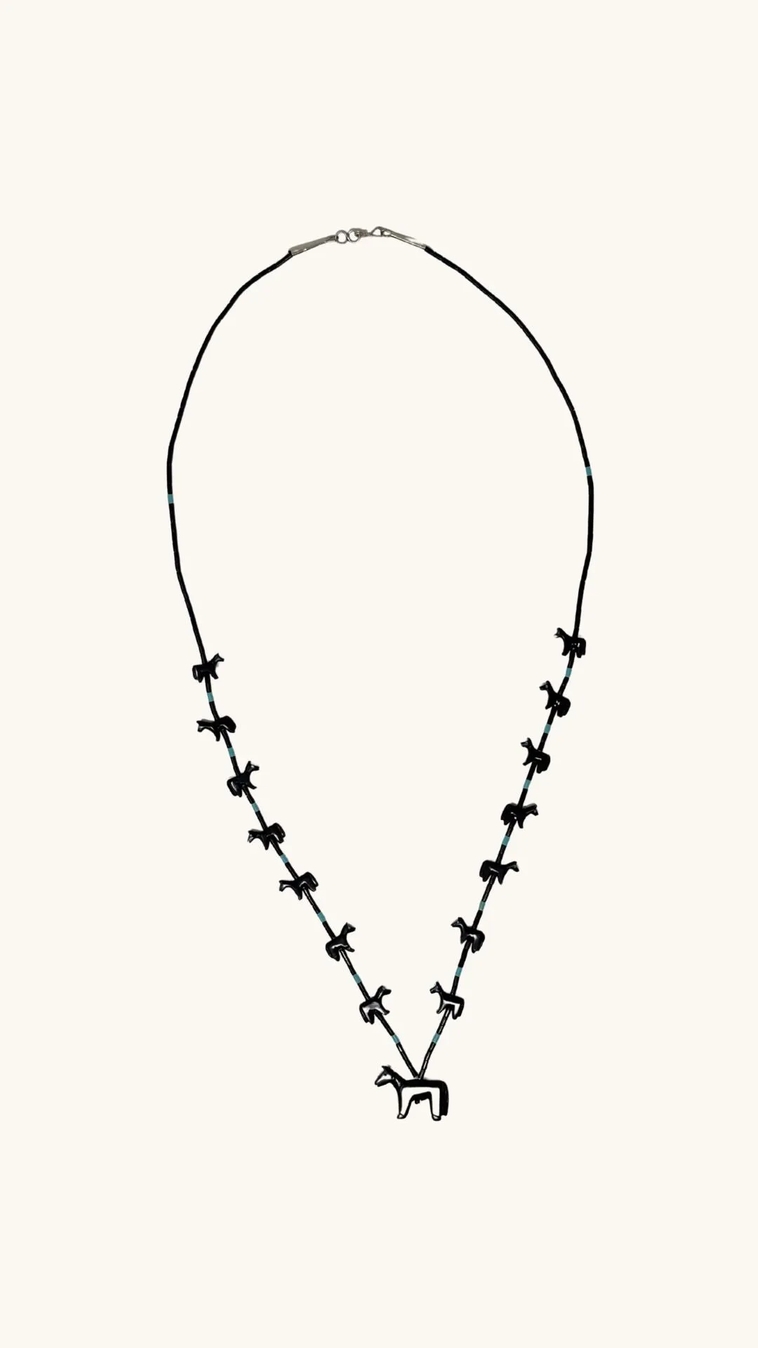 Jet Horse Power Animal Necklace sold by Arizona Love