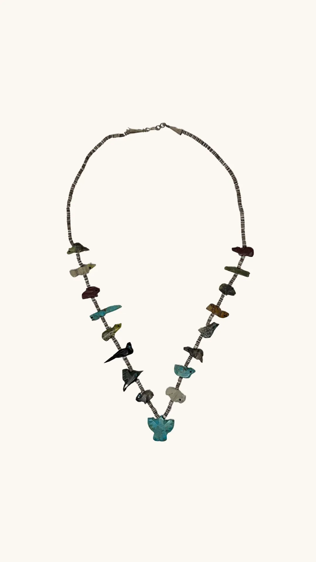 Long Gem Stone Power Animal Necklace sold by Arizona Love