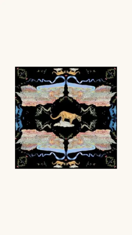 Canyon Bandana Scarf Cashmere Multi made by Arizona Love