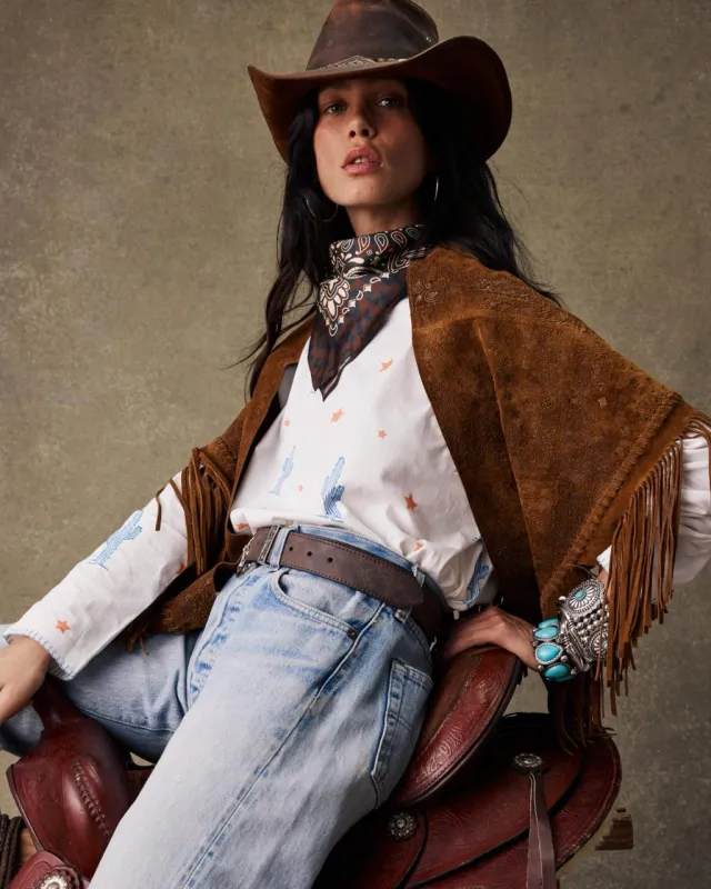 Suede bandana Embossed made by Arizona Love