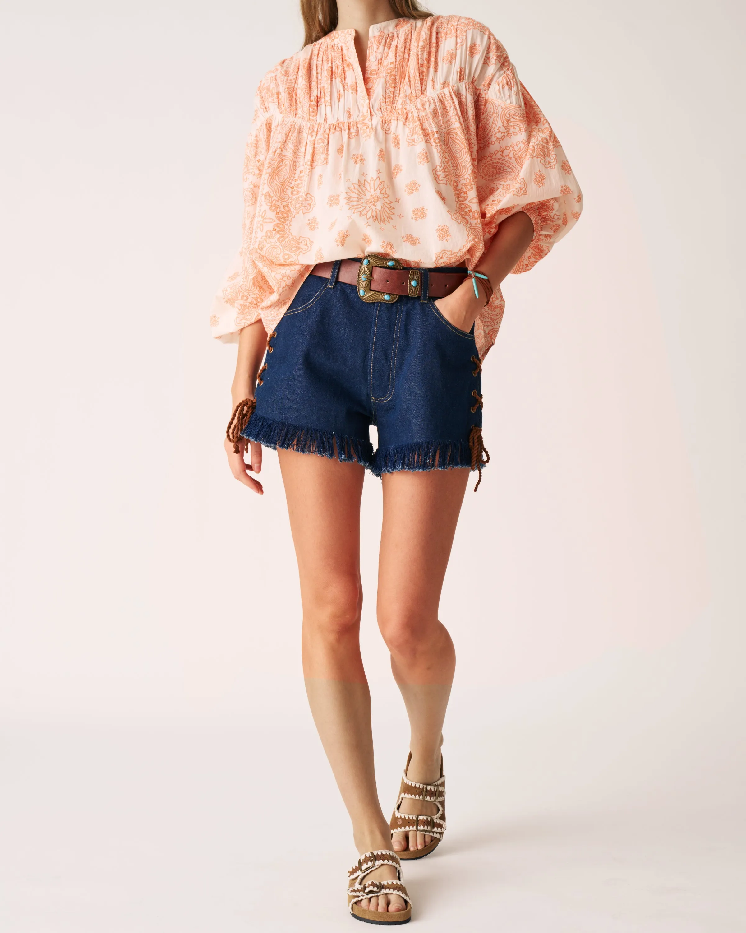Awa Blouse Orange sold by Arizona Love product image thumbnail 3
