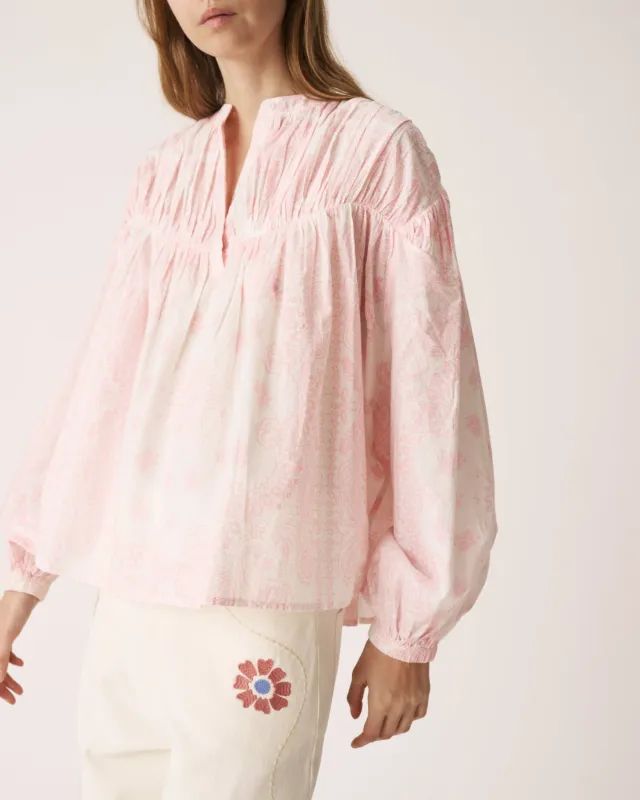 Awa Blouse Pink sold by Arizona Love