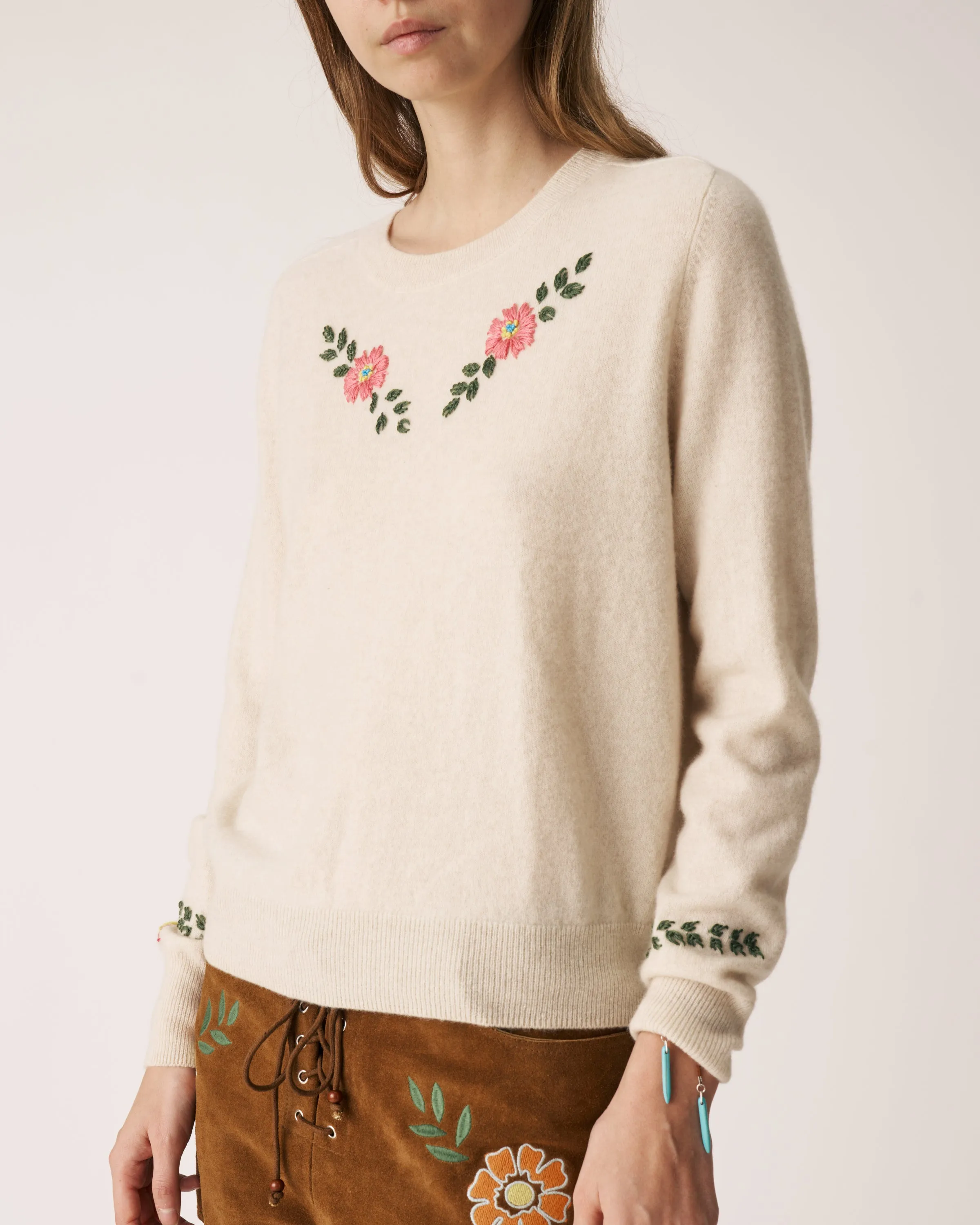 Arlie Knitwear Cream sold by Arizona Love
