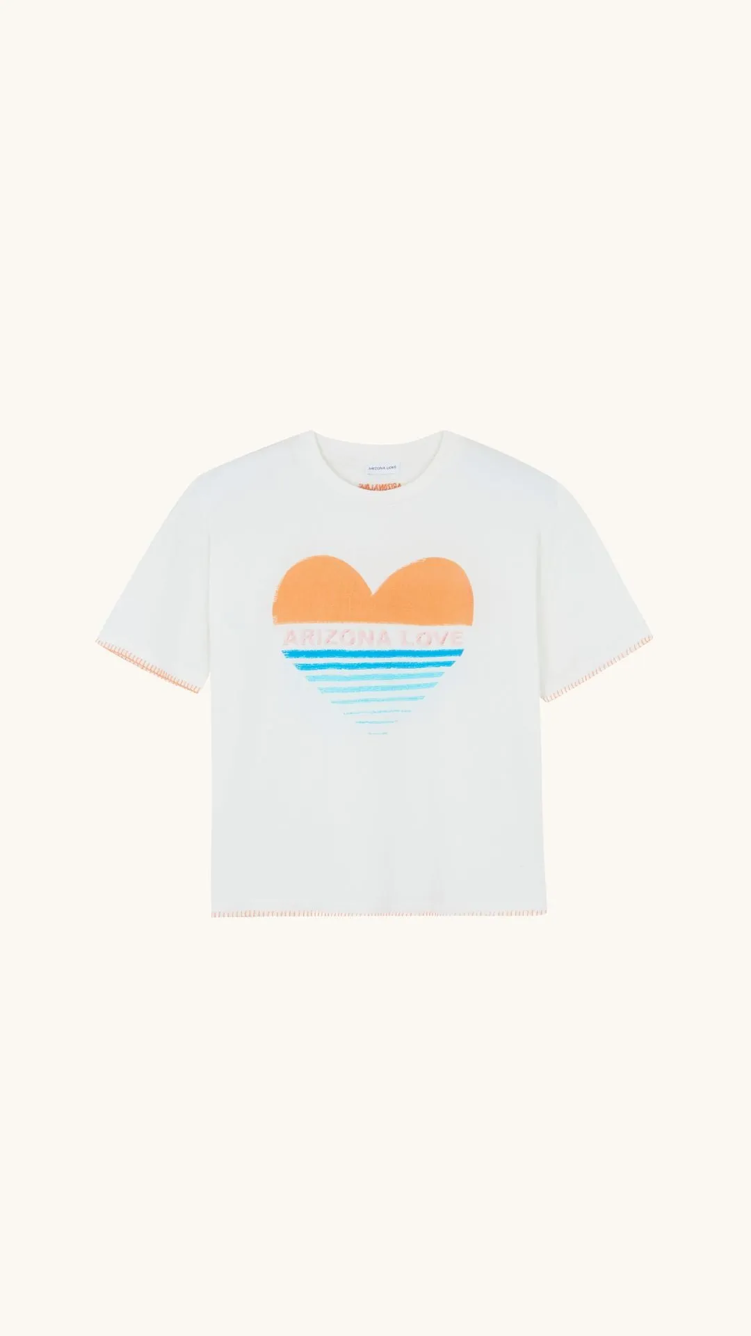Amadéo T-shirt orange sold by Arizona Love product image thumbnail 3