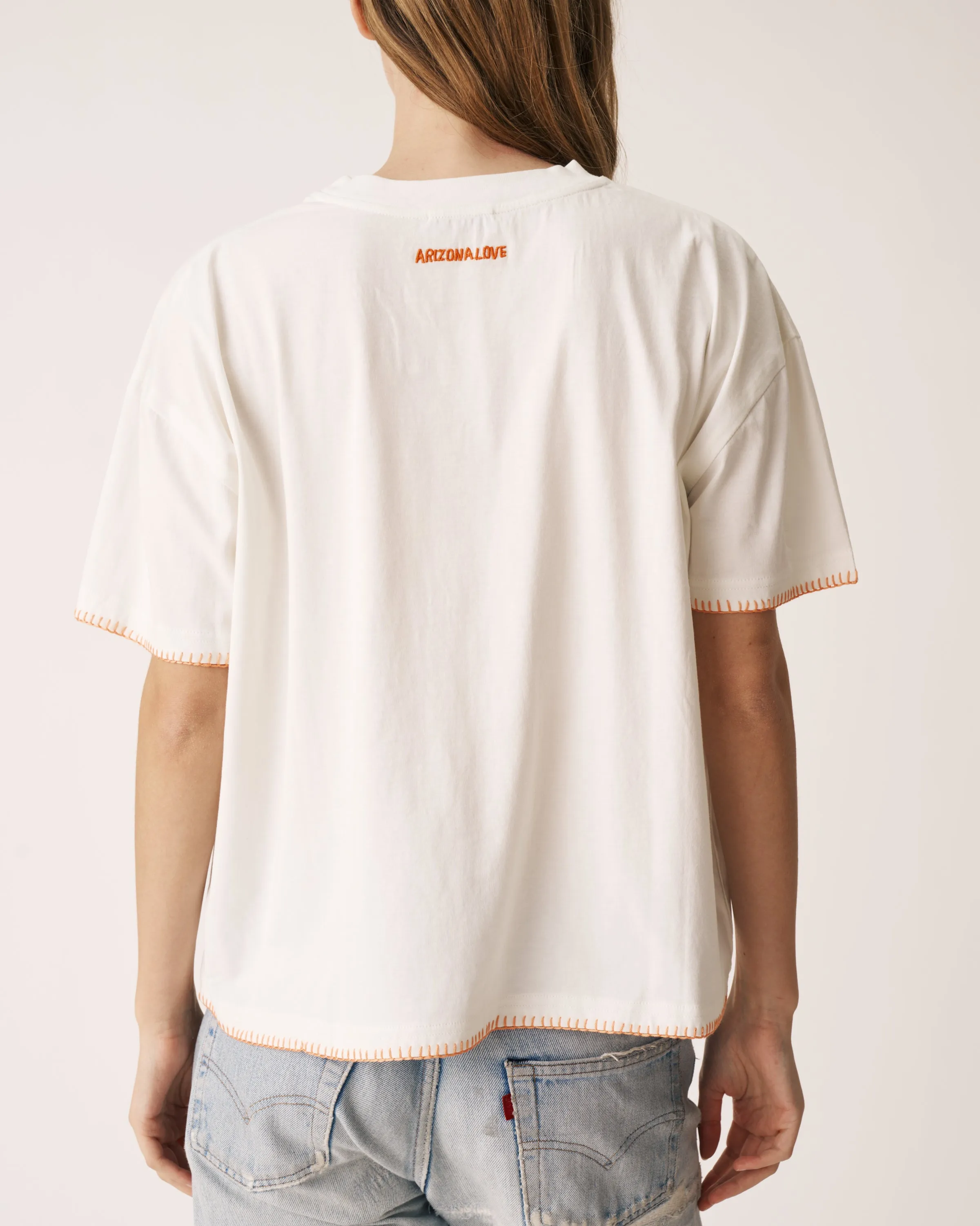 Amadéo T-shirt orange sold by Arizona Love product image thumbnail 2