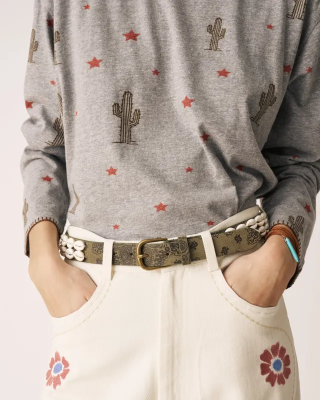 Amber belt kaki made by Arizona Love