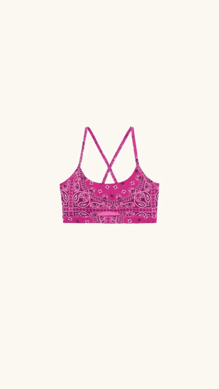 YOGA BRA FUSCHIA made by Arizona Love