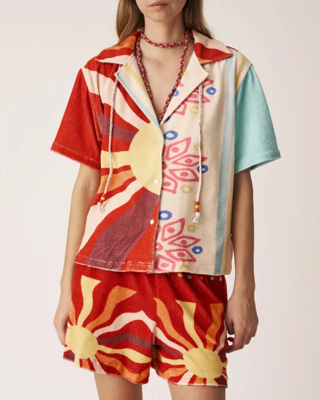 Aliza shirt orange made by Arizona Love