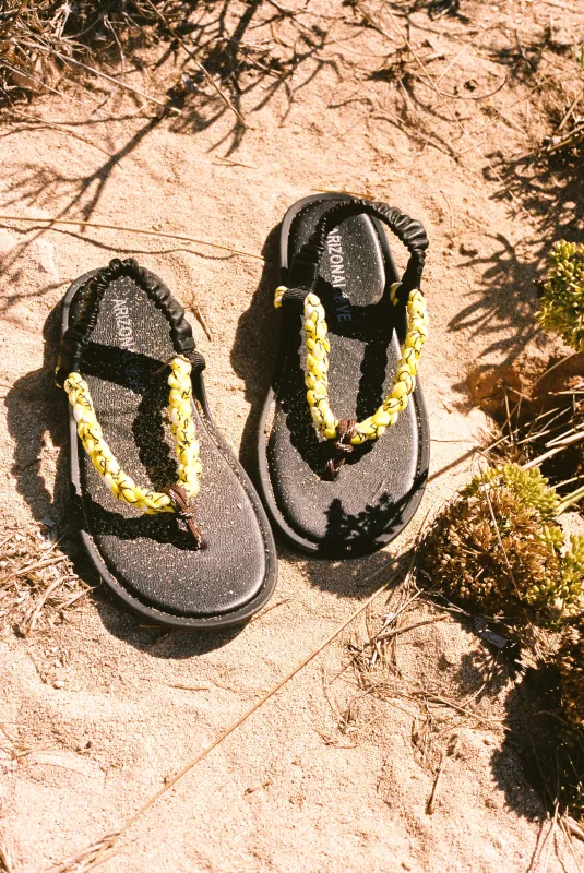 Angeli sandal yellow made by Arizona Love