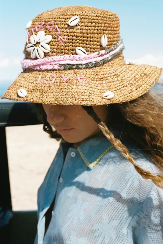 Azur hat made by Arizona Love