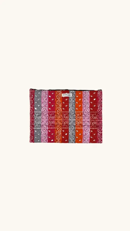 PINK QUILT POUCH made by Arizona Love