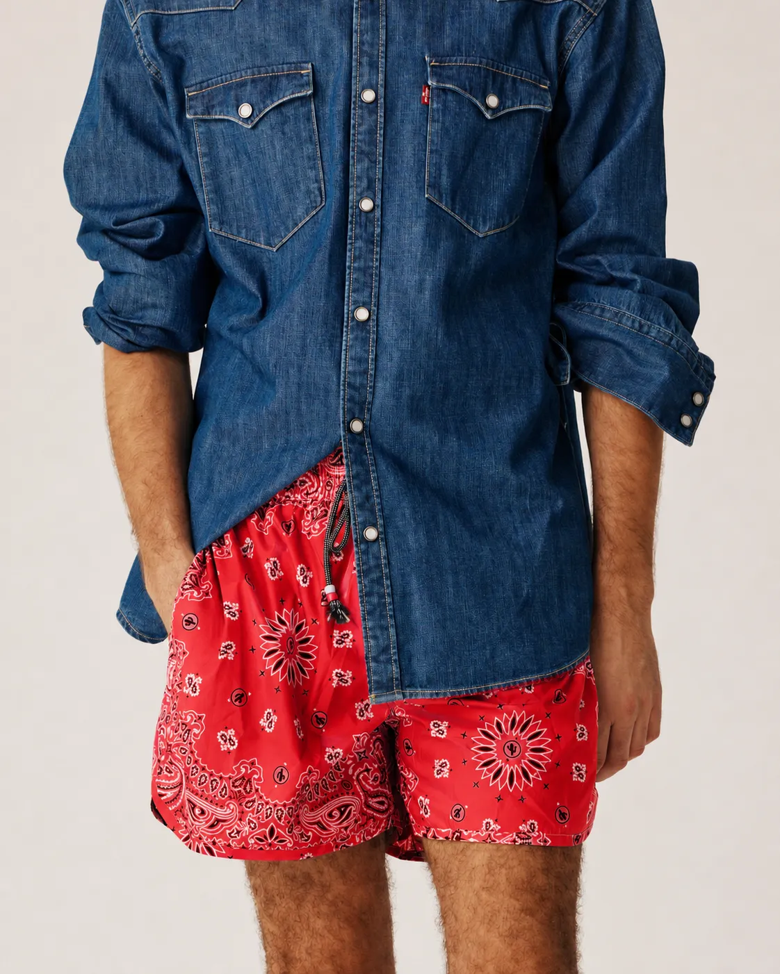 Men swimwear red sold by Arizona Love product image thumbnail 2