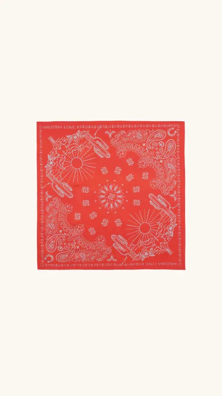 Silk scarf Red Small made by Arizona Love