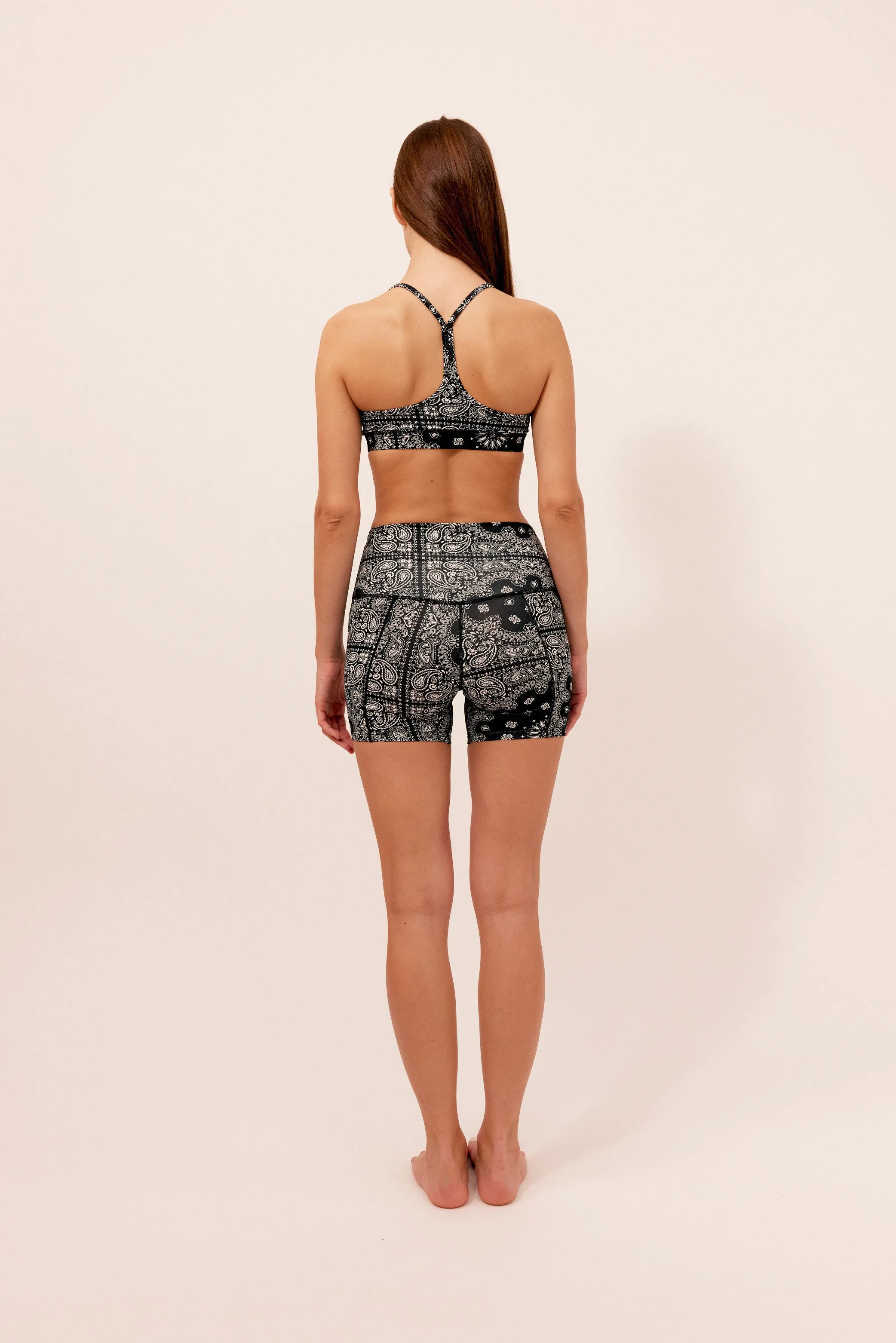 Yoga bra black bandana sold by Arizona Love product image thumbnail 2