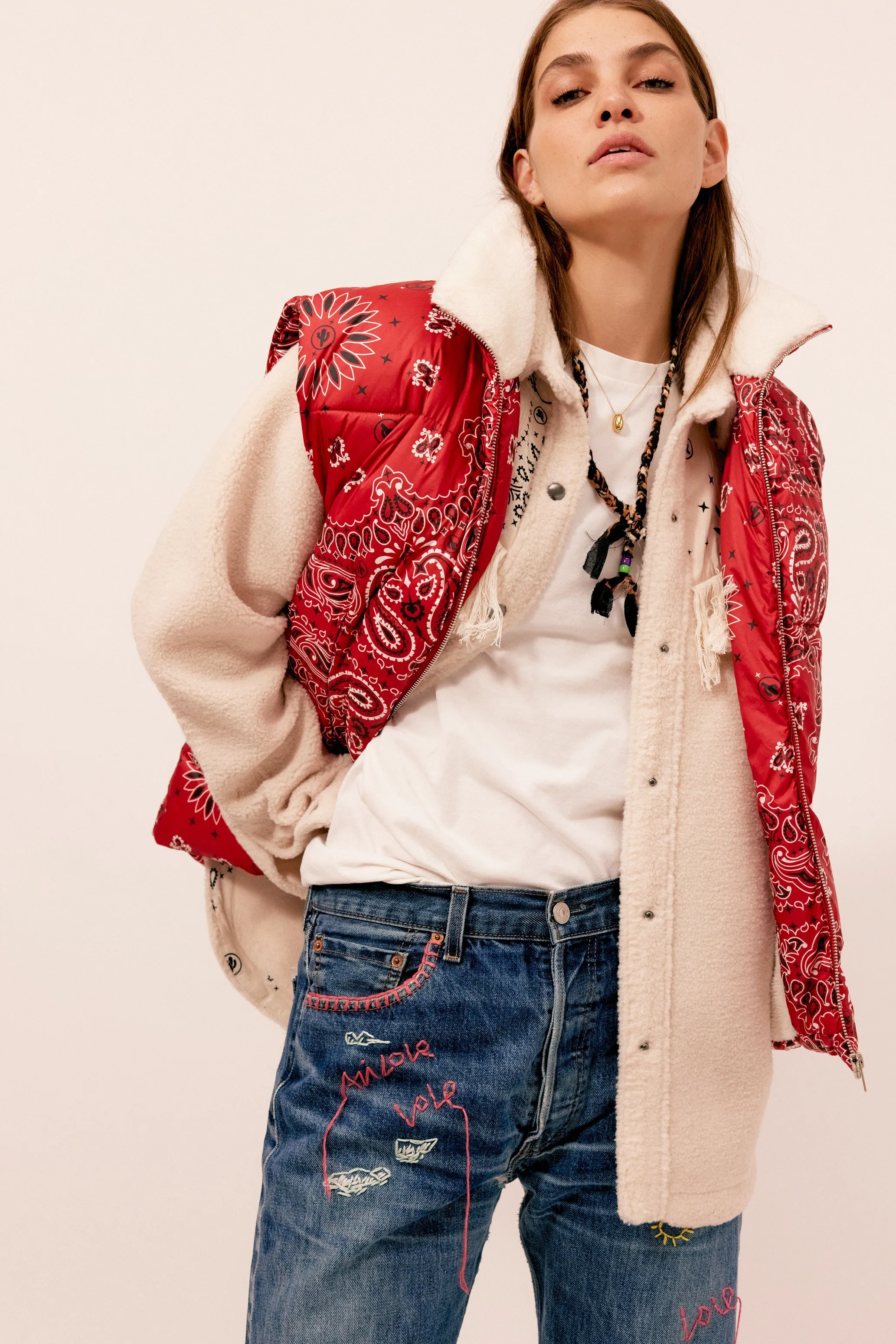 Phoenix jacket red bandana sold by Arizona Love product image thumbnail 2