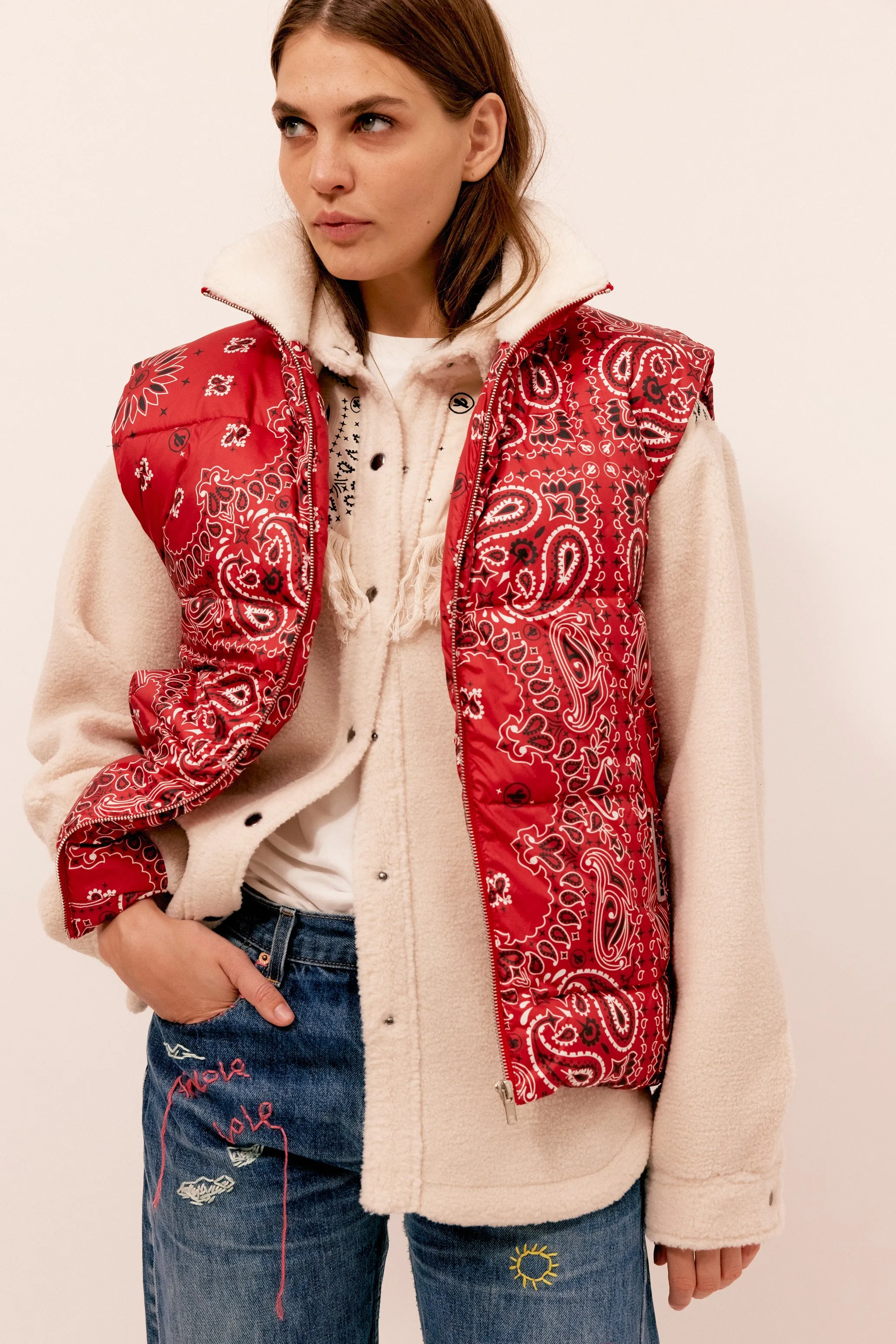 Phoenix jacket red bandana sold by Arizona Love product image thumbnail 3