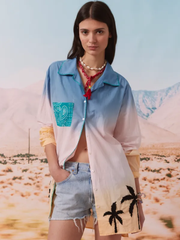 Palm shirt tunic sold by Arizona Love