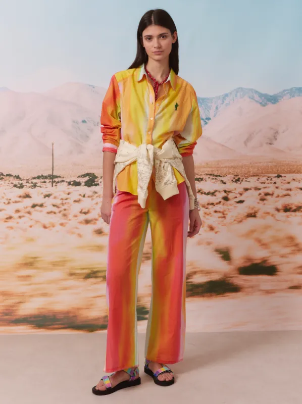 Rainbow pants made by Arizona Love